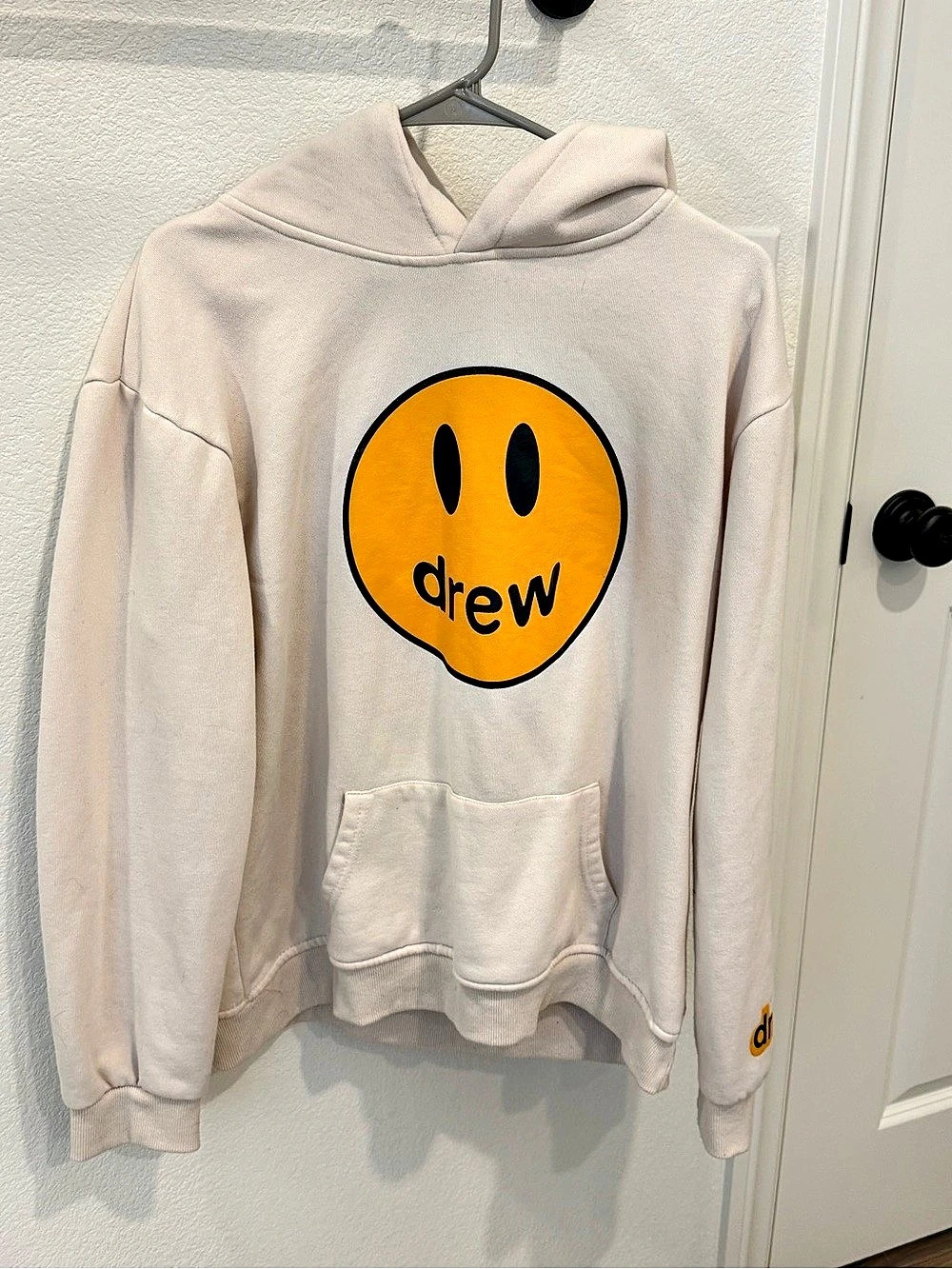 Drew Skate House Hoodie Cream Like New